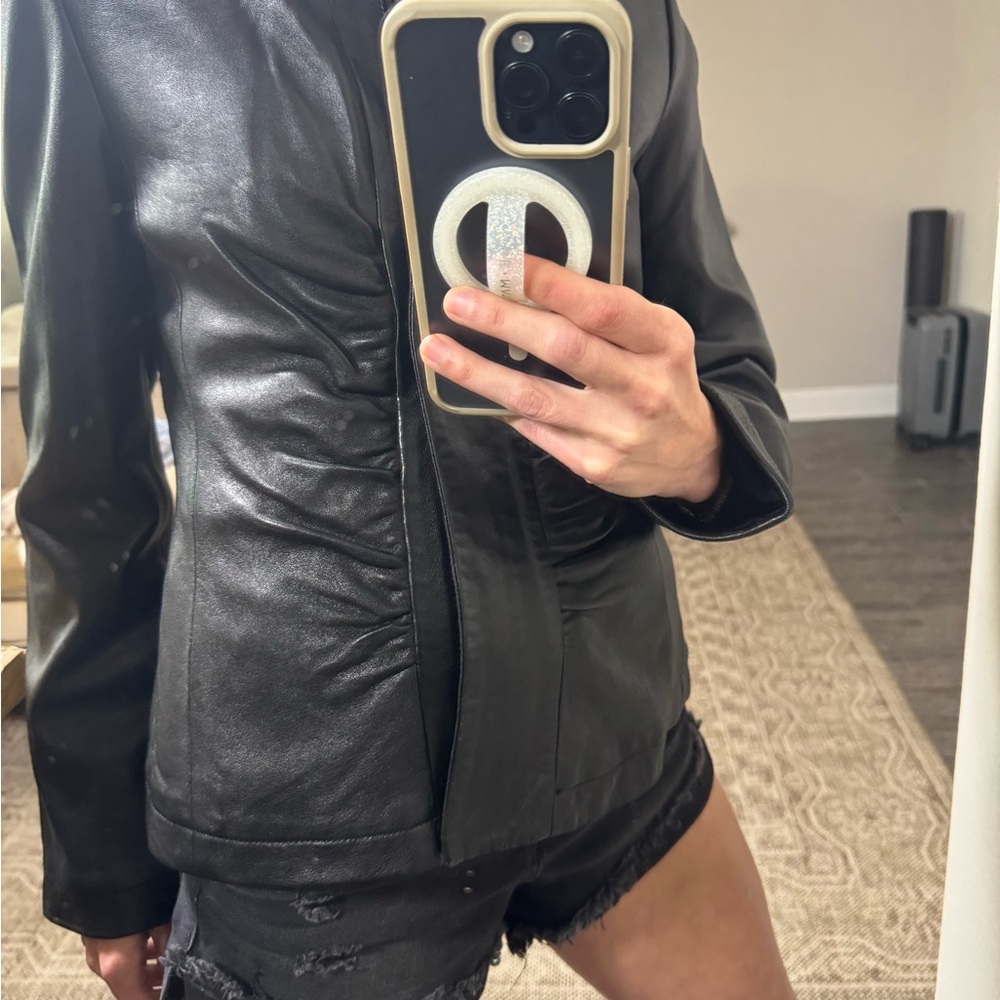 Black Leather Jacket - image 8